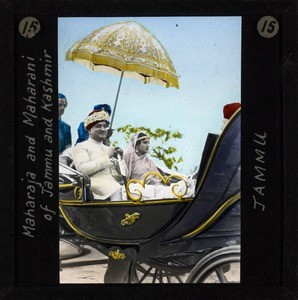 Maharaja and Maharani of Jammu and Kashmir, ca.1940