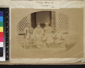 Baby girls at the Children's Home, Xiamen, Fujian Province, China, 1891