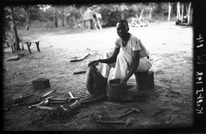 African blacksmith, Mozambique, ca. 1933-1939