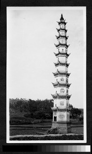 Pagoda, Sichuan, China, ca.1900-1920