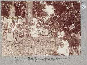 Christian folk festival in Sain(?), East-Machame, Tanzania, ca.1911-1913