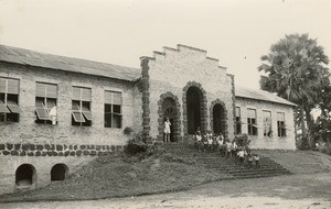 Mission school for boys, in Ngomo, Gabon