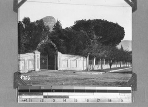 Gate of the De Waal Park, Cape Town, South Africa