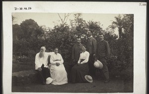 Missionaries in Kumase. Ramseyers, Eptings, Bible colporteur Smith, Schultze