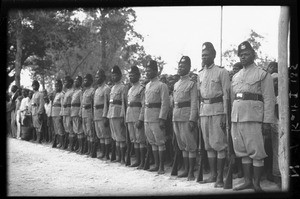 Policemen, Manjacaze, Mozambique, ca. 1933-1939