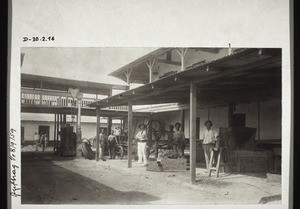 Motor repair shop of Basel Mission Trading Company store, Accra