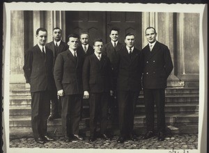 December 1932. Behind: Gengenbach, Grandel, Weismann