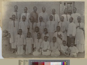 Institution boys, Livingstonia, Malawi, ca.1898