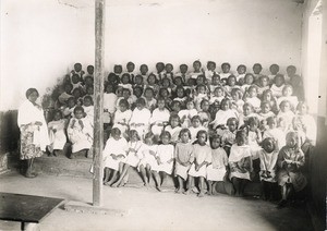 Pupils in school Benjamin Escande in Ambositra, Madagascar
