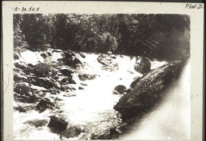 A waterfall in the jungle