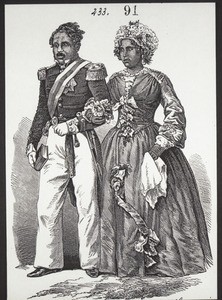 King Badama II and Queen