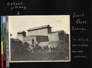 East gate, Xian, Shaanxi, China, ca. 1900