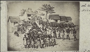 Notre arrivée comme prisonniers où esclaves en 1870 - à Coumassé