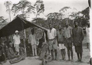 Missionary on tour, in Gabon