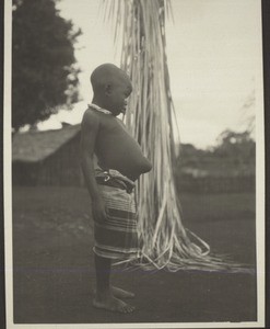 A small boy in Dikume