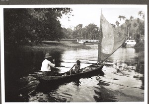 Sailing boat on the Limbe River