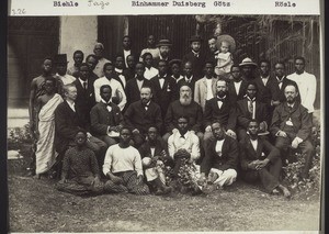 Accra / 1898/99. Schulte, Dahl, Brugger, Biehle, Binhammer, Duisberg, Götz, Rösle