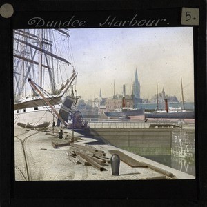 Dundee Harbour, late 19th century