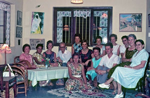 Aden missionaries from left Petra Lauridsen, Emmy Jorgensen, Grete Norgaard Pedersen, Jørgen Nø