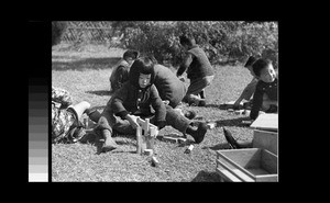 Children playing with blocks, Chengdu, Sichuan, China, ca.1945