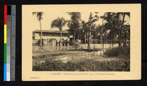 Flooded street in Cotonou, Benin, ca.1915