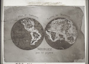 Missionary map of the world