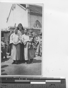 Sr. Eunice with village of Erbadan, China
