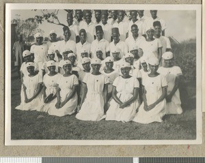 Hospital staff, Chogoria, Kenya, ca.1950
