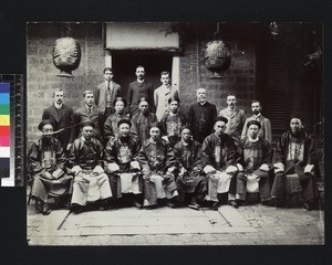 Group of mandarins and missionaries, Quanzhou, China, 1907