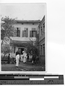 Boys playing at seminary in Meixien, China