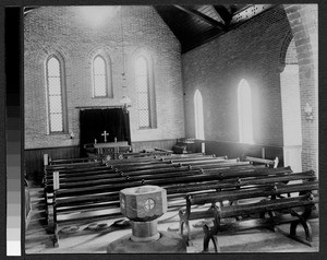 Small chapel in Saint Paul's Church, Wuhan, Hubei, China, ca.1890-1900