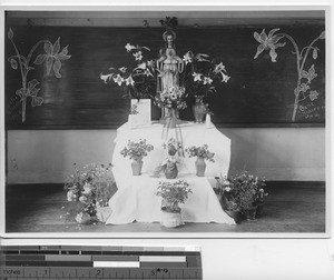 The Sacred Heart Shrine at Academy at Dalian, China, 1933