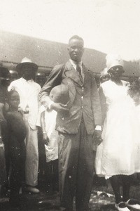 Sue and Isaac Moghere on their marriage, Nigeria, 1934