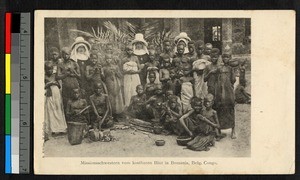 Missionary sister and children, Boma, Congo, ca.1920-1940