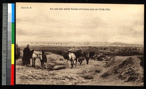 Scenic country road, China, ca.1920-1940