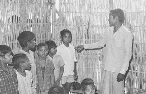 Danish Santal Mission, Bangladesh, 1983. Lutheran Social Service/LSS. From the Village School P