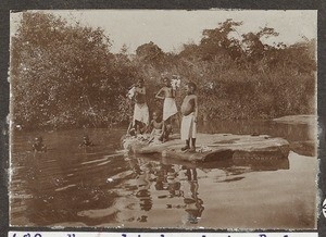 Bathing children, Tanzania