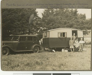Irvine family on leave, United Kingdom, 1932