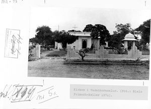 Arcot, South India. The church of Vadathorasalur Leprosy Hospital, 1970