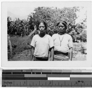 Two Igorot girls of the Mountain Province, Philippines, ca. 1920-1940