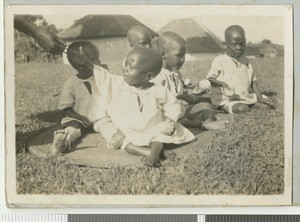 Child patients at Chogoria Hospital, Chogoria, Kenya, ca.1940