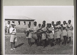 Orchester der Elementarschule in Bafut