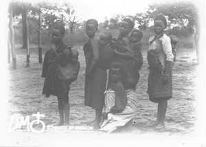 Group of African children, Matutwini, Mozambique, ca. 1896-1911