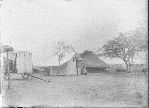 Camp in Catuane, Mozambique, ca. 1901-1907