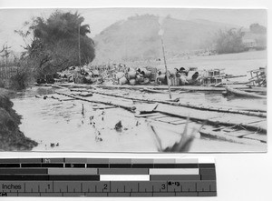 River rafts at Dongzhen, China