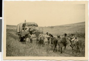 Hornbostel and wife on the journey Adis - Ayra, Ethiopia, 1952