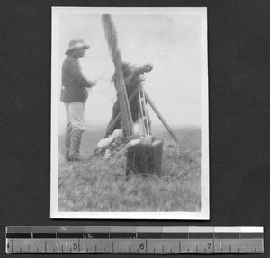 Surveyors at work, Chengdu, Sichuan, China, ca.1930