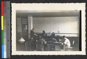 Library reading room, Chengdu, Sichuan, China, ca.1941