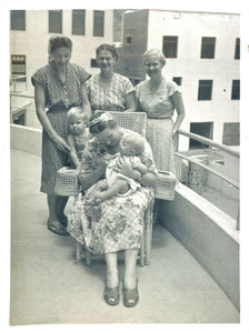 Karen Olsen at the girls' school in Aden have been visited