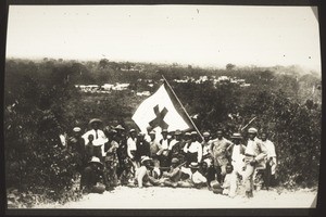 "Part of Achimota seen from the air"